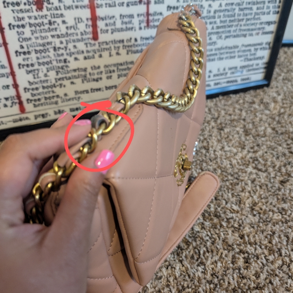 Nude Pink Flap Bag - Picture 4 of 12